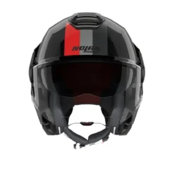 Casco Nolan N120-1 Lineo Nero Rosso Grigio
