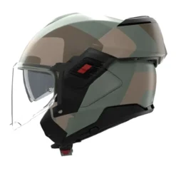 Casco Nolan N120-1 Omocromo Verde Marrone Sabbia