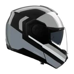 Casco Nolan N90-3 06 Roboto Nero Argento Bianco