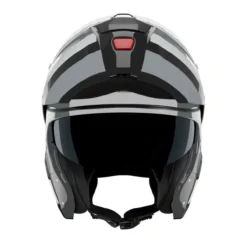 Casco Nolan N90-3 06 Roboto Nero Argento Bianco