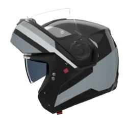 Casco Nolan N90-3 06 Roboto Nero Argento Bianco