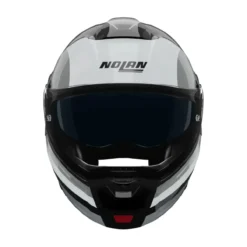 Casco Nolan N90-3 06 Roboto Nero Argento Bianco