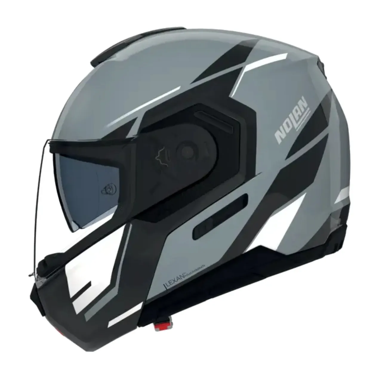 Casco Nolan N90-3 06 Sincrono Grigio Nero Bianco