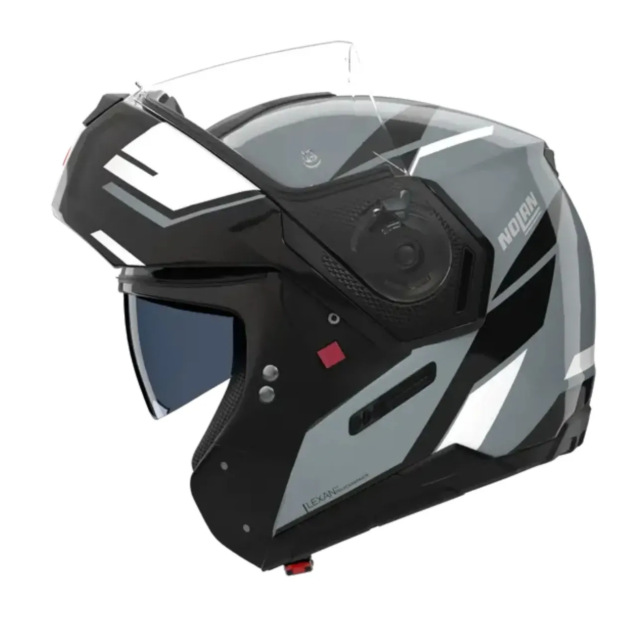 Casco Nolan N90-3 06 Sincrono Grigio Nero Bianco