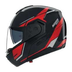 Casco Nolan N90-3 06 Sincrono Nero Rosso Bianco