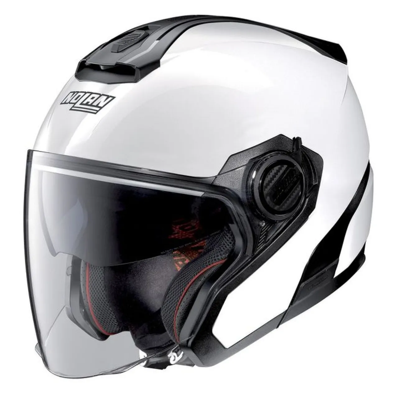 Casco Nolan N40-5 Special E06 N-com Pure White