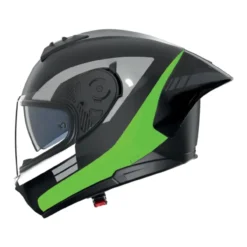 Casco Nolan N60-6 Sport Contrasto Nero Verde Fluo