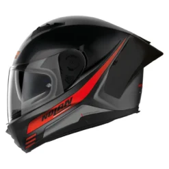 Casco Nolan N60-6 Sport Outset Flat Black Red