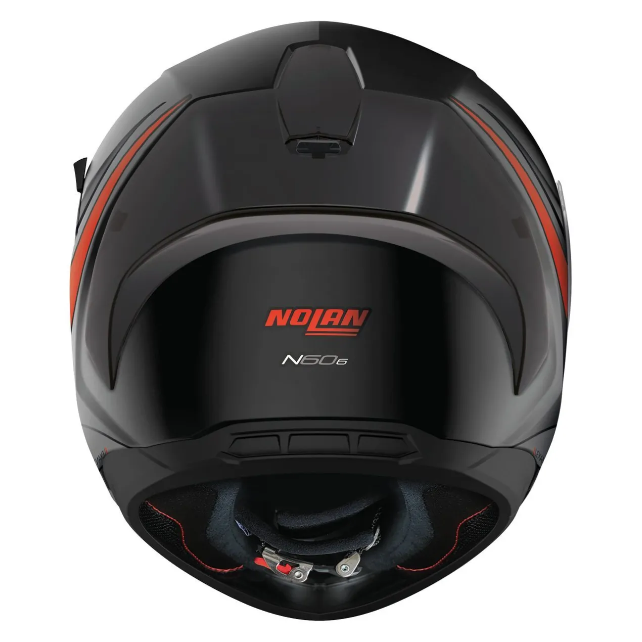 Casco Nolan N60-6 Sport Outset Flat Black Red