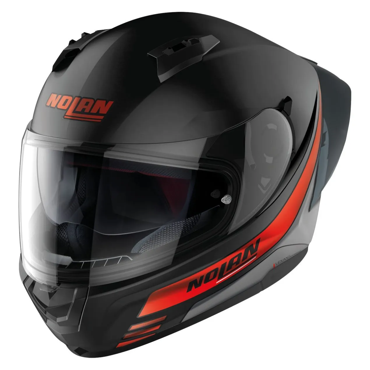 Casco Nolan N60-6 Sport Outset Flat Black Red