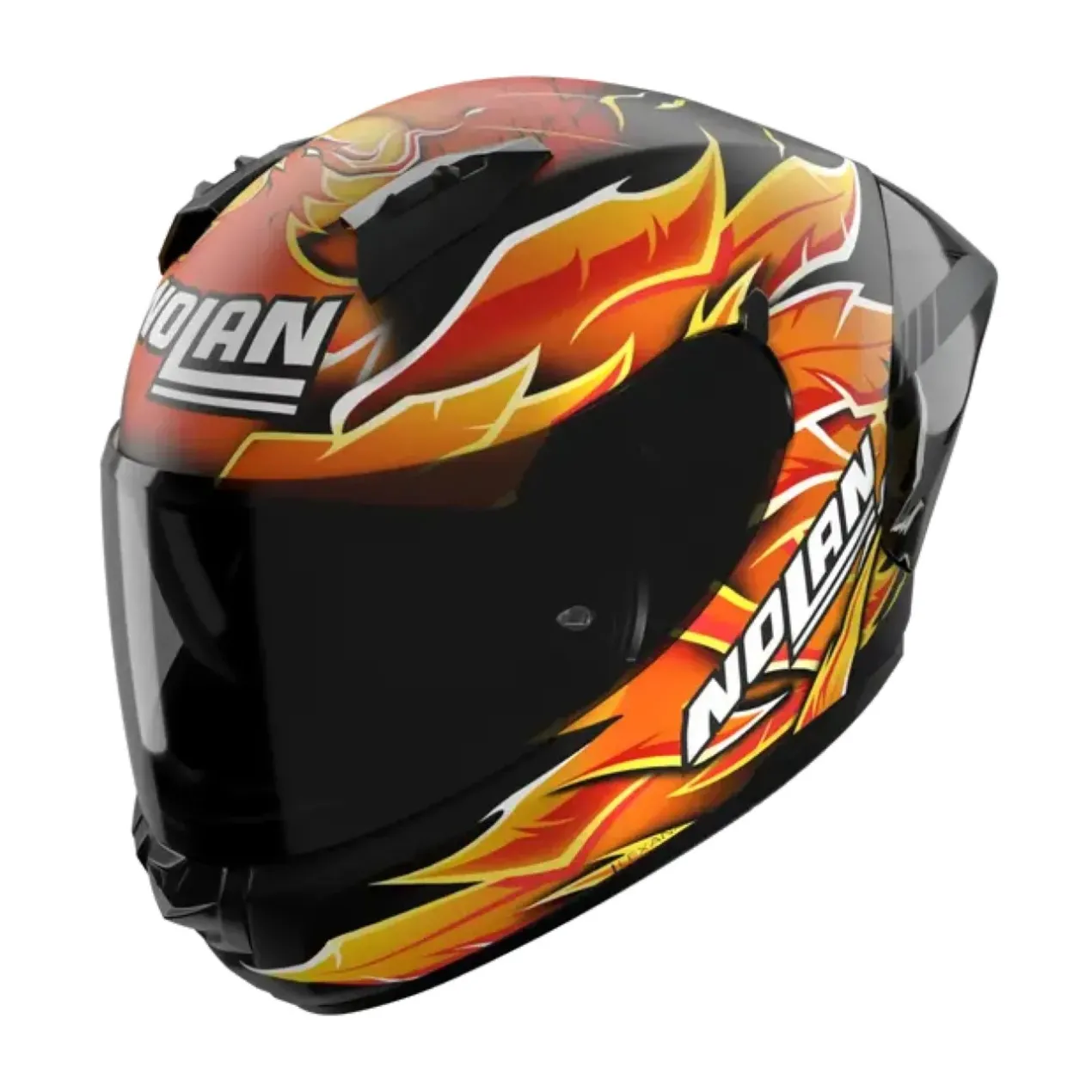 Casco Nolan N60-6 Sport Replica Iannone Nero Rosso Arancione