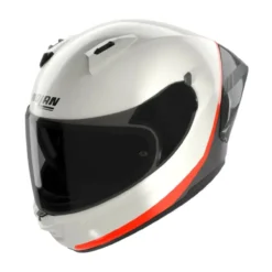 Casco Nolan N60-6 Sport Verniciatura Speciale Perla Nero Arancione