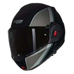 Casco Nolan N120-1 Verniciatura Speciale Nero Grigio Argento