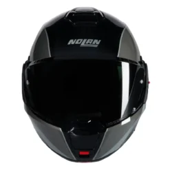 Casco Nolan N120-1 Verniciatura Speciale Nero Grigio Argento