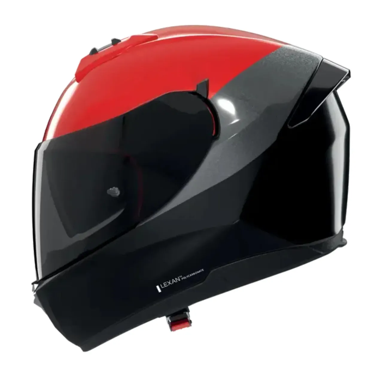 Casco Nolan N60-6 Verniciatura Speciale Nero Rosso Antracite