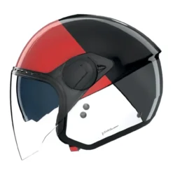 Casco Nolan N20-2 Visor Blocco Nero Rosso Antracite