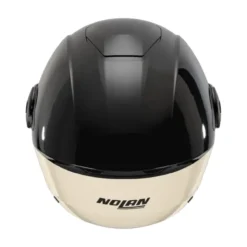 Casco Nolan N20-2 Visor Blocco Nero Avorio Verde Antracite