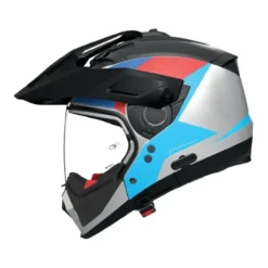 Casco Nolan N70-2 X 06 Turbine Bianco Nero Blu Rosso