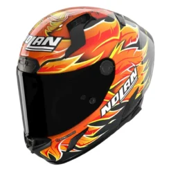 Casco Nolan X-804 Rs REPLICA IANNONE Rosso Arancione Giallo