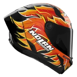 Casco Nolan X-804 Rs REPLICA IANNONE Rosso Arancione Giallo