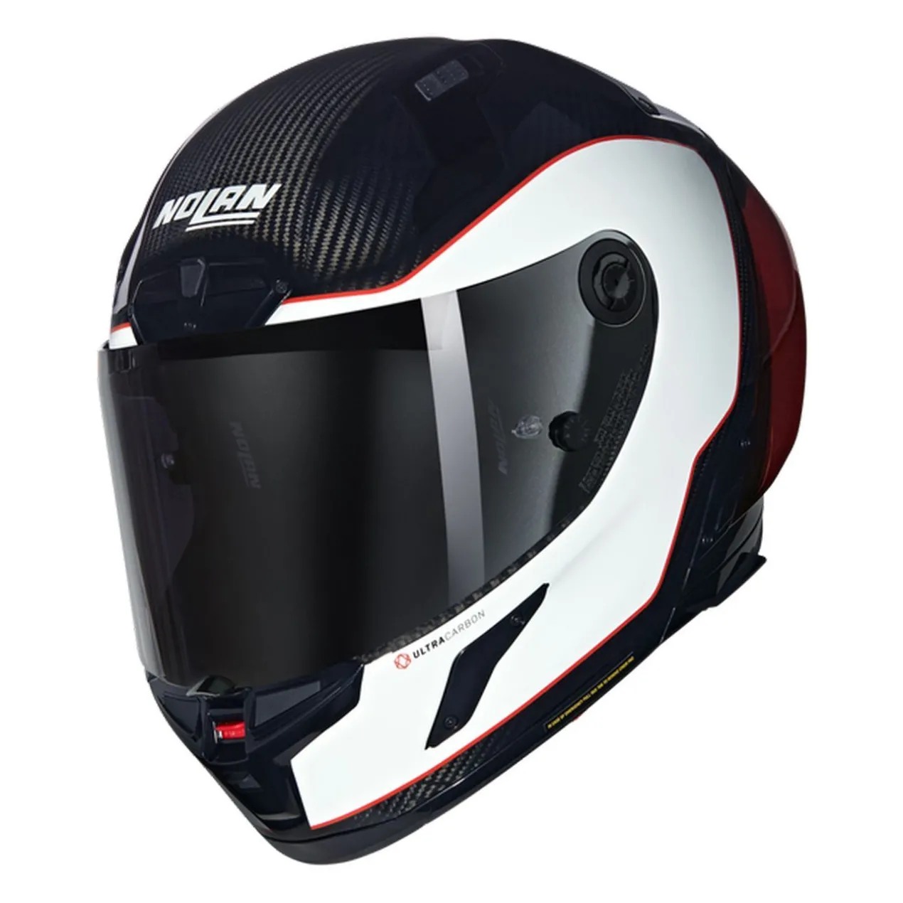 Casco Nolan X-804 Rs U.c. Asso Di Picche Carbonio Bianco Ross