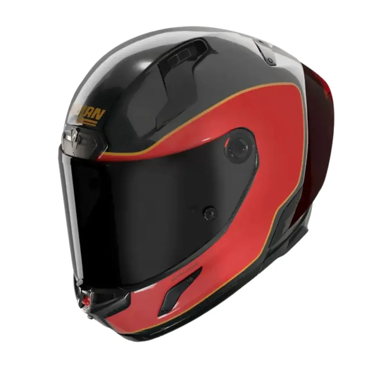Casco Nolan X-804 Rs U.c. Asso Di Picche Carbonio Rosso