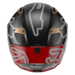Casco Nolan X-804 Rs Ultra Carbon Sbk Rosso Oro