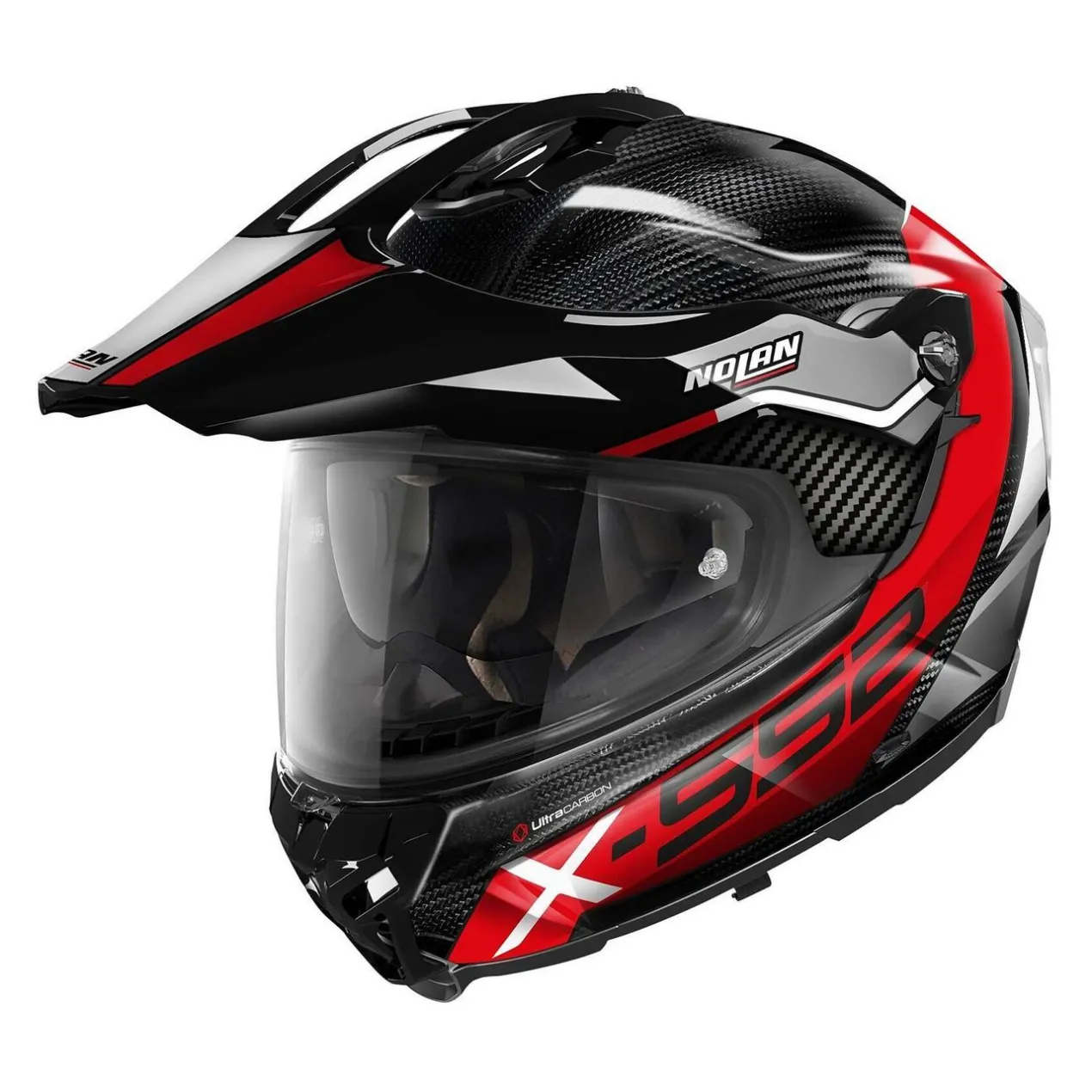 Casco Nolan X-552 Ultra Carbon Dinamo N-com Red
