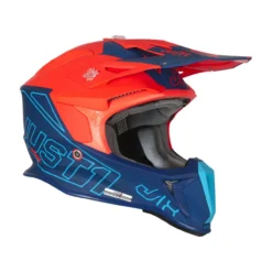 Casco Off-road/cross Just1 J18 Vertigo Blue White Fluo Oran