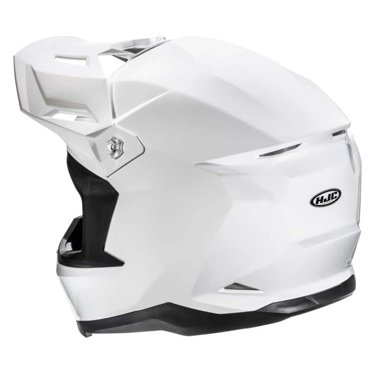 Casco Off Road Hjc C50 Solid Pearl White