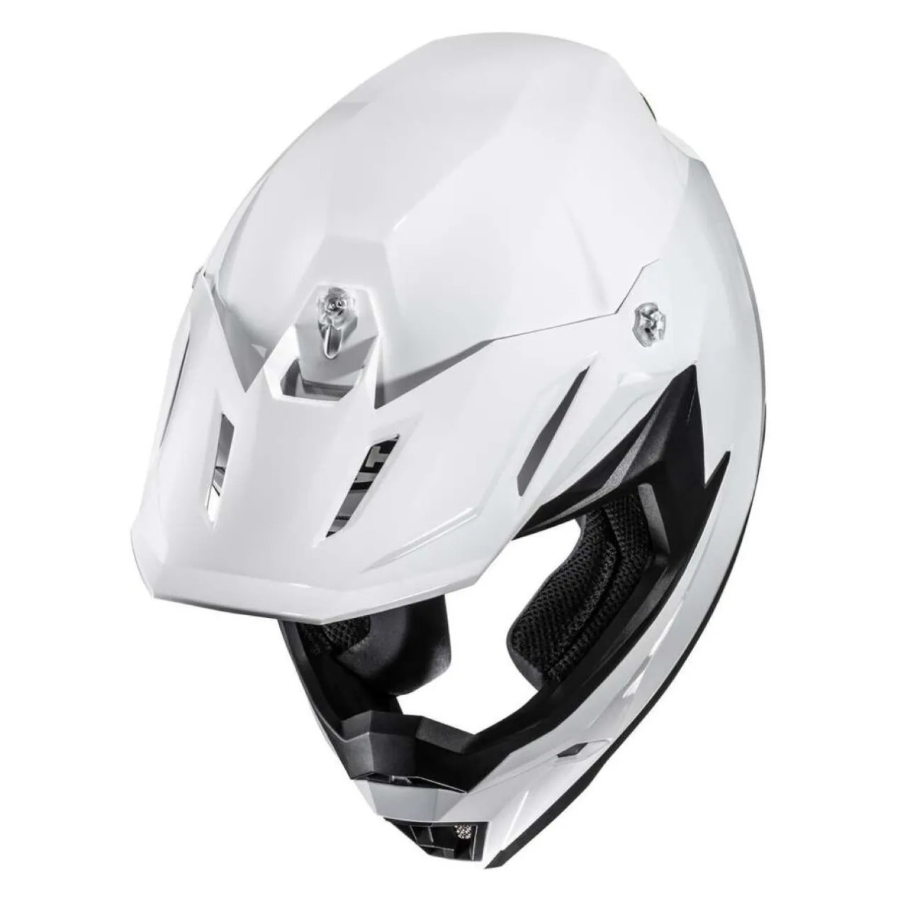 Casco Off Road Hjc C50 Solid Pearl White