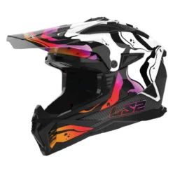 Casco Off-road Ls2 Mx708 Fast II Wash White