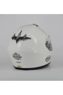 Casco Premier Dragon Fibra Monocolore Ultimo Pezzo Bianco