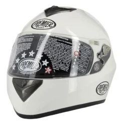 Casco Premier Dragon Fibra Monocolore Ultimo Pezzo Bianco