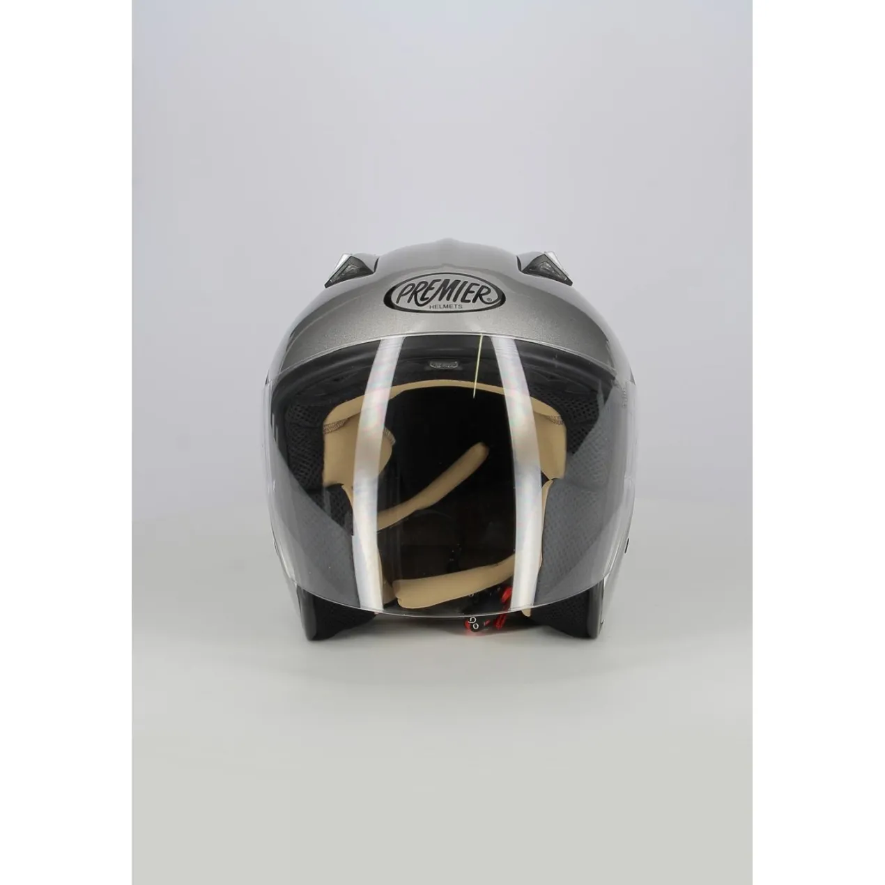 Casco Premier Jt3 Jet In Fibra Monocolore Grigio