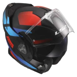 Casco Ribaltabile Ls2 Ff901 Advant X Nova Black Red Blue