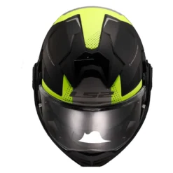 Casco Ribaltabile Ls2 Ff901 Advant X Oblivion Matt Black Hi-vis Yellow