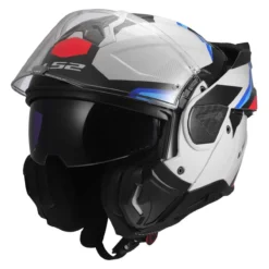 Casco Ribaltabile Ls2 Ff910 Advant II Triple White Blue Red