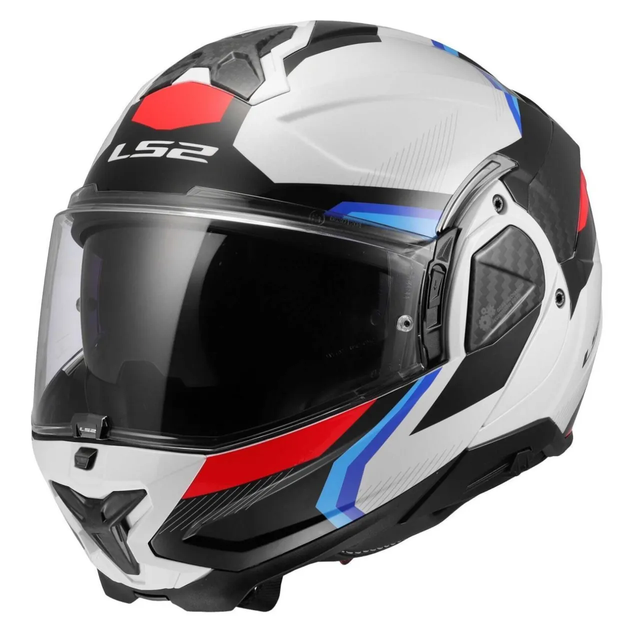 Casco Ribaltabile Ls2 Ff910 Advant II Triple White Blue Red