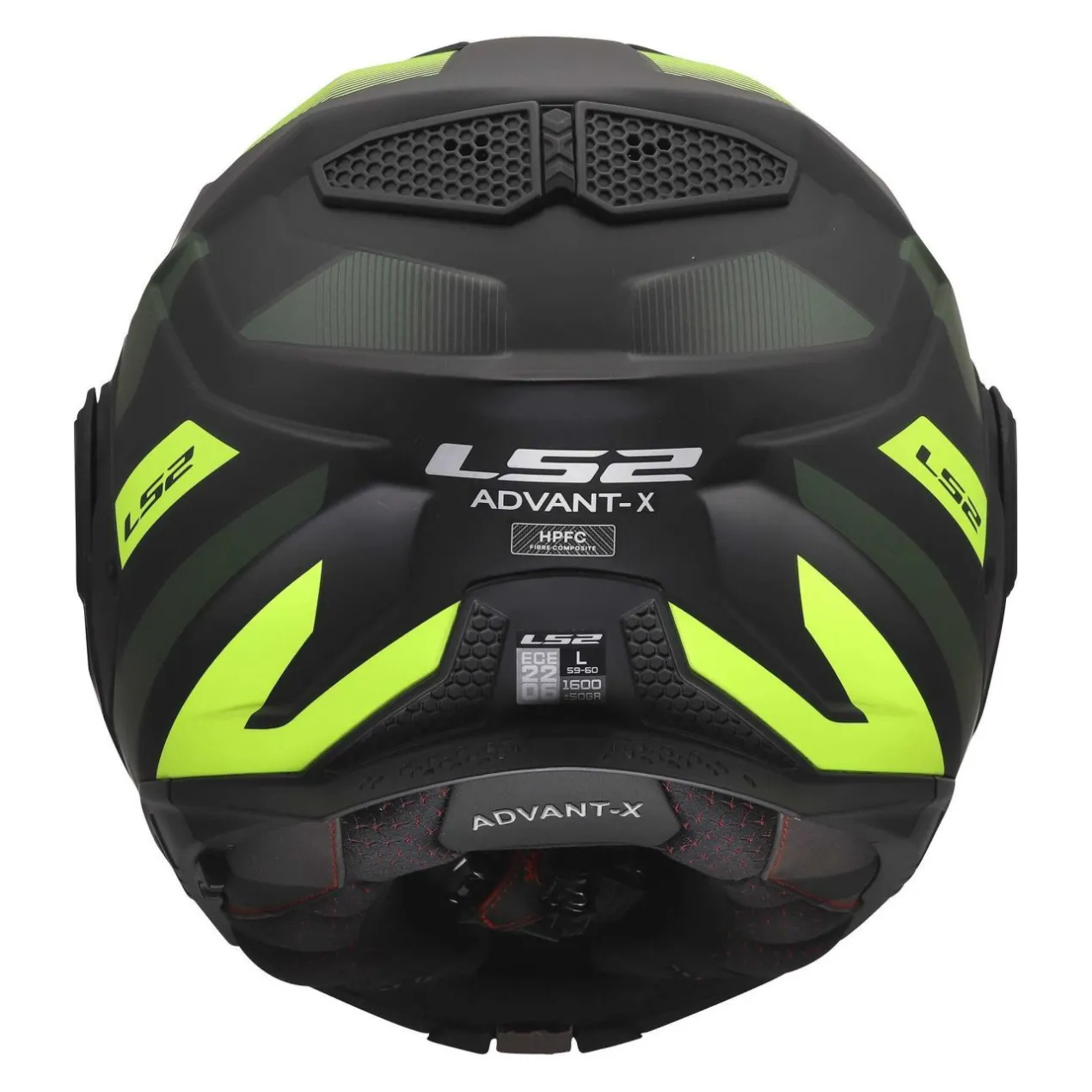 Casco Ribaltabile Ls2 Ff901 Advant X Nova Black H-v Yellow
