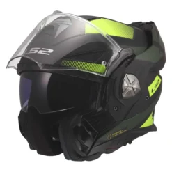Casco Ribaltabile Ls2 Ff901 Advant X Nova Black H-v Yellow