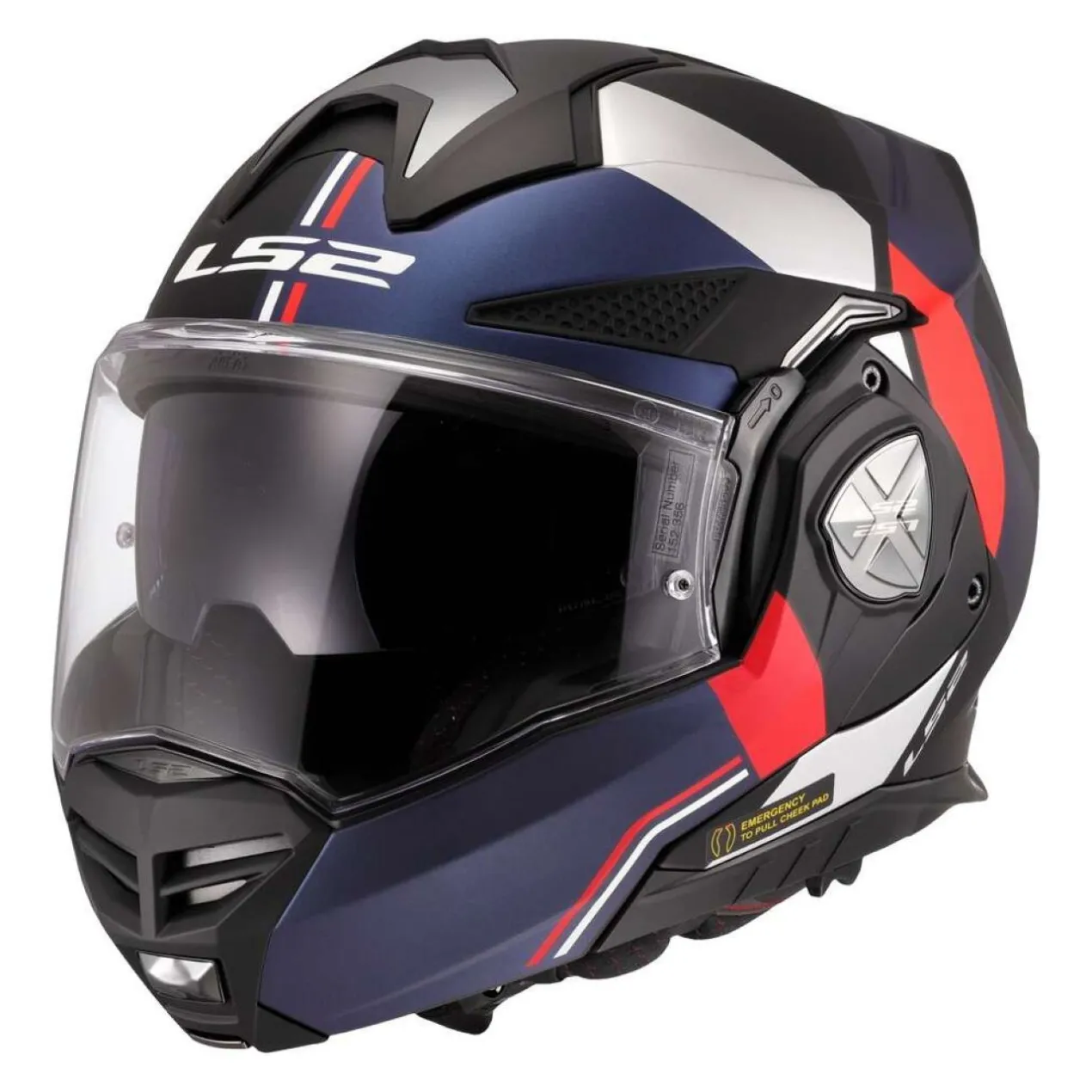 Casco Ribaltabile Ls2 Ff901 Advant X Ultra Blue Red