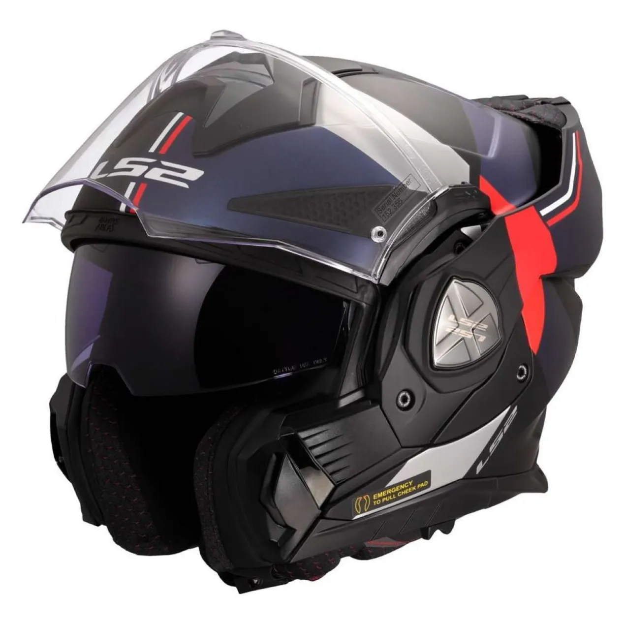 Casco Ribaltabile Ls2 Ff901 Advant X Ultra Blue Red