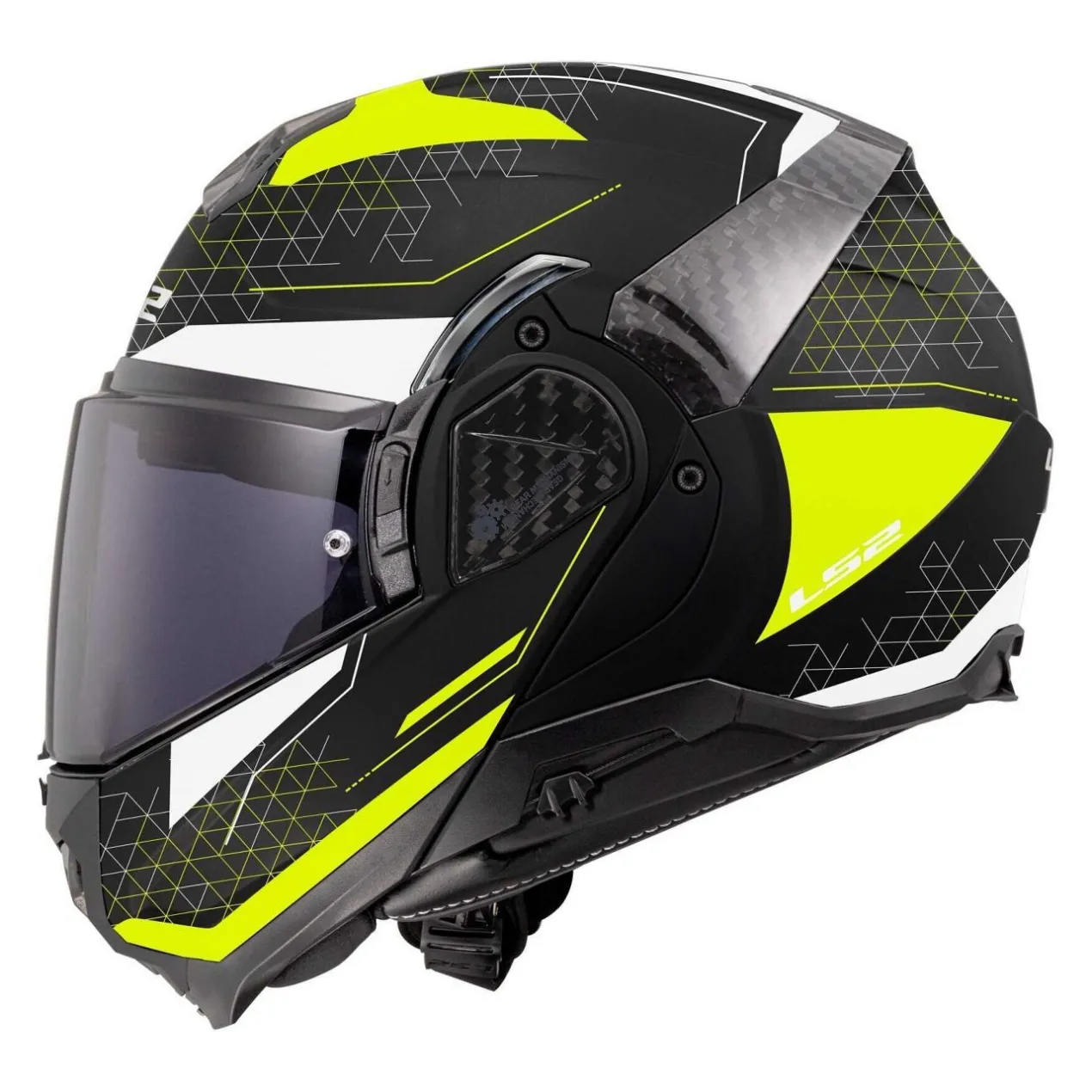 Casco Ribaltabile Ls2 Ff910 Advant II Astral H-v Yellow
