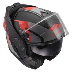 Casco Ribaltabile Ls2 Ff910 Advant II Glide Black Grey Red