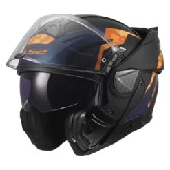 Casco Ribaltabile Ls2 Ff910 Advant II Glide Black Orange