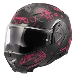 Casco Ribaltabile Ls2 Ff910 Advant II Sophia Black Pink