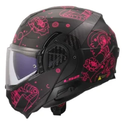 Casco Ribaltabile Ls2 Ff910 Advant II Sophia Black Pink