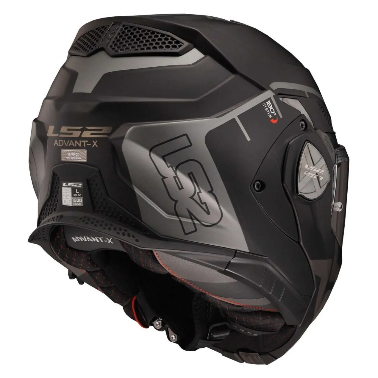 Casco Ribaltabile Ls2 Ff901 Advant X Metryk Matt Titanium