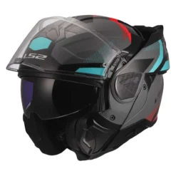Casco Ribaltabile Ls2 Ff910 Advant II Triple Nardo Grey Blue Red